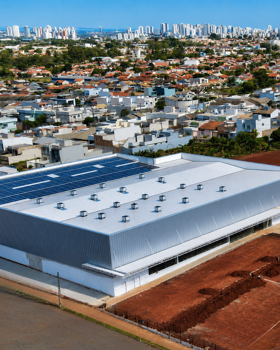 Instalação industrial Europpa — climatizadores em galpão