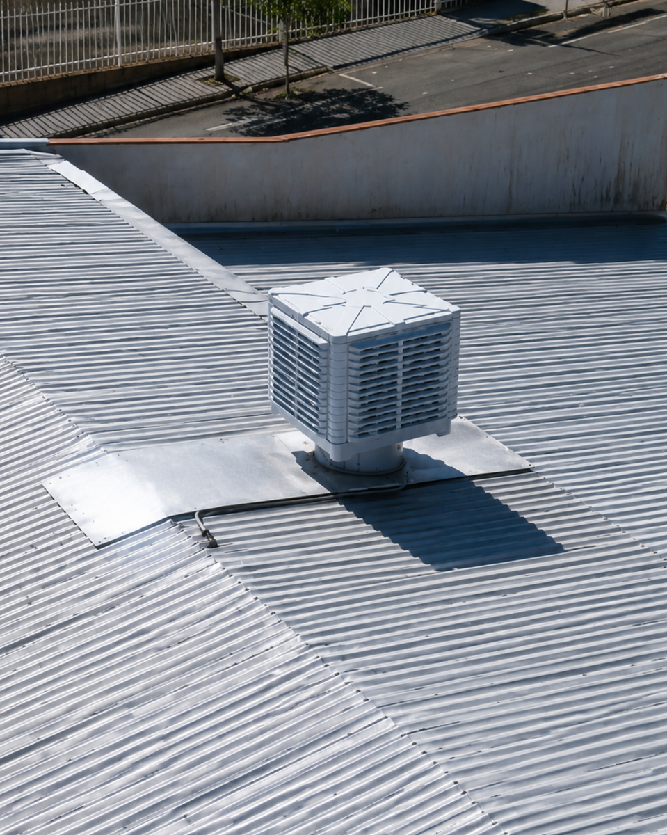Europpa Climatizadores — instalação em espaço comercial